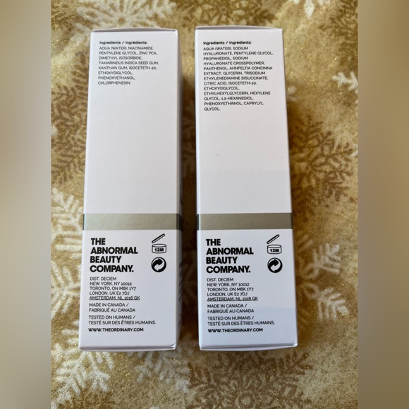 The Ordinary 2Pack Niacinamide 10% & Hyaluronic Acid 2% NWT - Picture 3 of 5